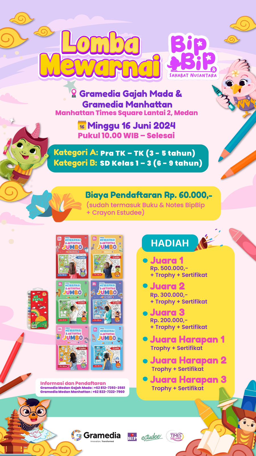 Lomba Mewarnai Bip-Bip Sahabat Nusantara